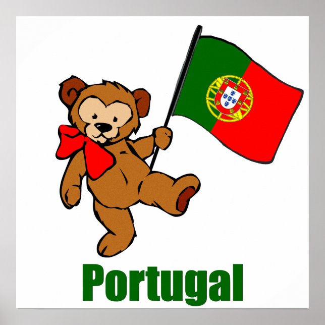Póster Poster de Oso de Teddy de Portugal (Frente)
