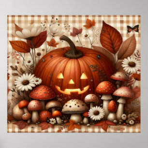 Póster Poster de otoño/otoño