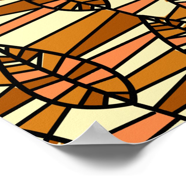 Póster Poster de otoño retro (Esquina)