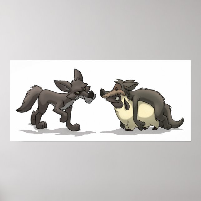 Póster poster de "Oveja con ropa de lobo" (Frente)