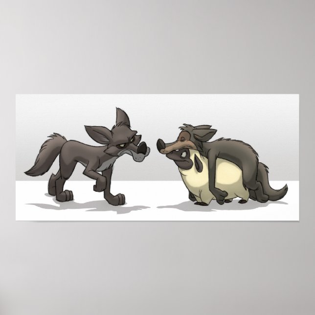 Póster poster de "Oveja con ropa de lobo" (Frente)