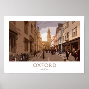 Póster Poster de Oxford Railway