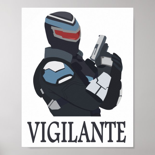 Póster poster de pacificador vigilante (Frente)