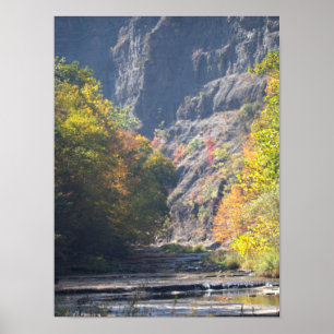 Póster Poster de paisaje acuático de Cliffside