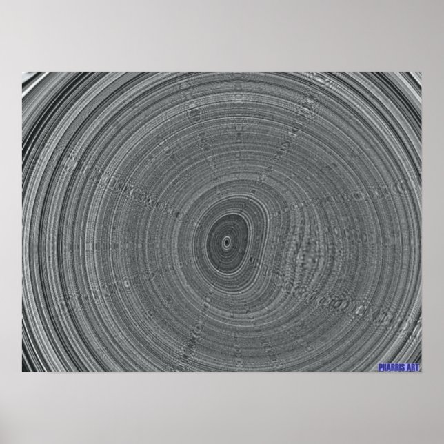 Póster Poster de paisaje de ripple (Frente)