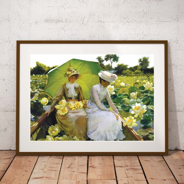 Póster Poster de paisajes de Lotus Lilies Charles Curran (Subido por el creador)