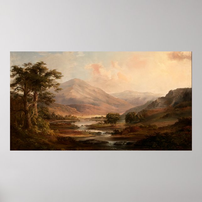 Póster Poster de paisajes escoceses (Frente)