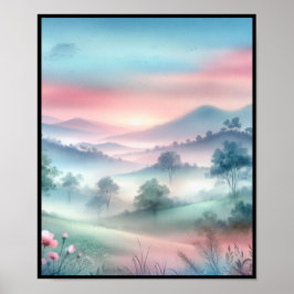 Póster Poster de paisajes naturales