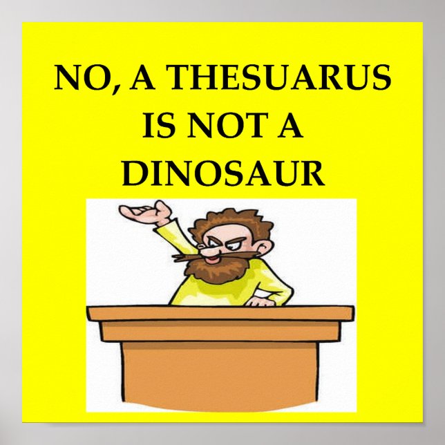 Póster poster de paleontología (Frente)