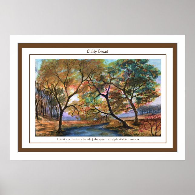 Póster Poster de pan diario (Frente)