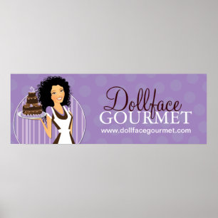 Póster Poster de panadería Personalizado Cute