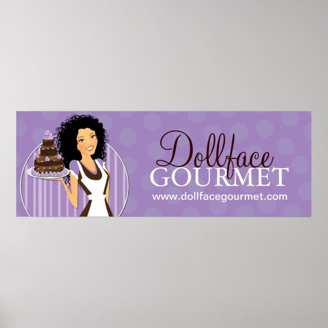 Póster Poster de panadería Personalizado Cute (Frente)