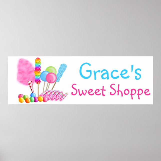 Póster Poster de pancartas de Candy Circus Sweet Shoppe (Frente)