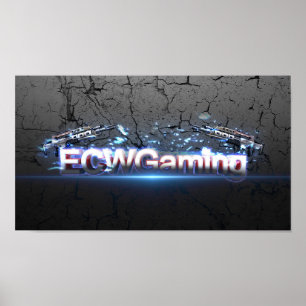 Póster POSTER de pancartas ECWGaming