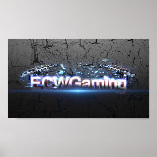 Póster POSTER de pancartas ECWGaming