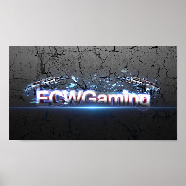 Póster POSTER de pancartas ECWGaming (Frente)