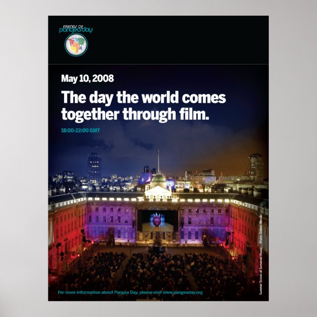 Póster Poster de Pangea Day (Frente)