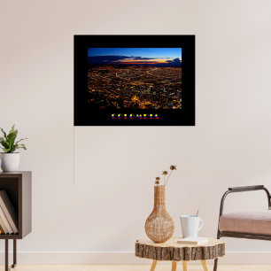 Póster Poster de Panorama Noche de Bogotá