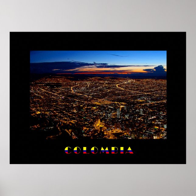 Póster Poster de Panorama Noche de Bogotá (Frente)