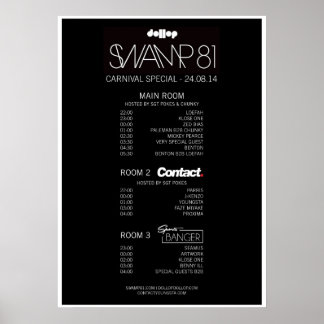 Póster poster de pantano clásico