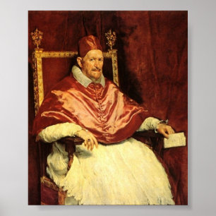 Póster Poster de papa Inocencio X