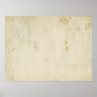 Póster Poster de papel de edad avanzada en blanco