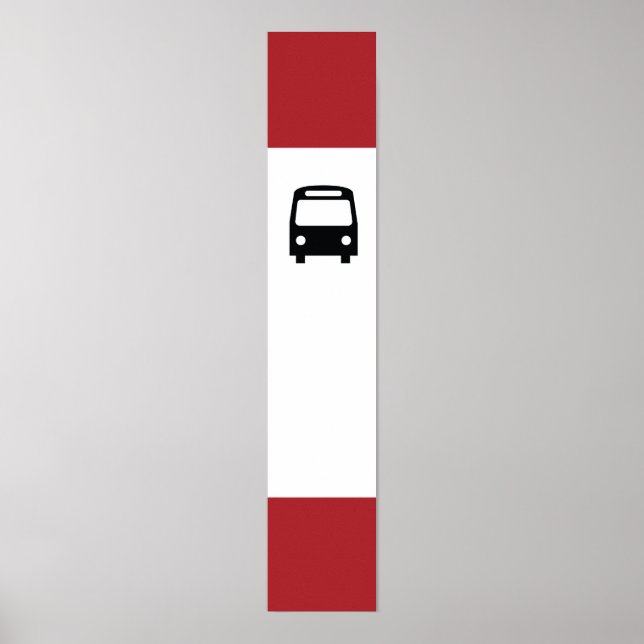 Póster Poster de parada de bus TTC (Frente)