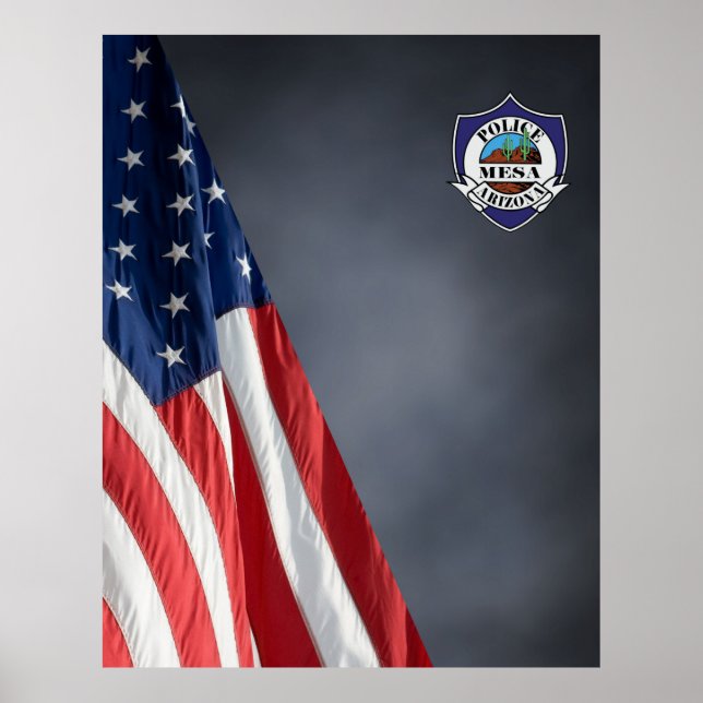 Póster POSTER de parche de la agencia COMPACT POLICE FOTO (Frente)