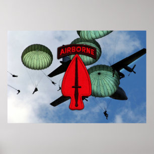 Póster Poster de parches de Veteranos de la Ops Especiale