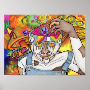 Póster poster de pared "Buckethead & Trippie" 18x24