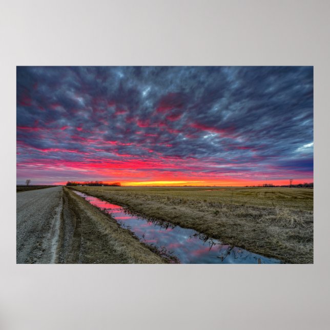 Póster poster de pared de 36x24 (Frente)