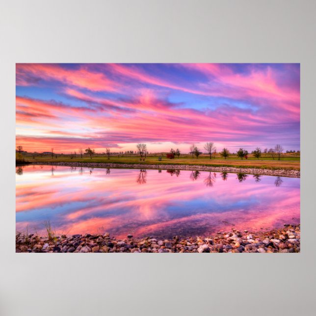 Póster poster de pared de 36x24 (Frente)