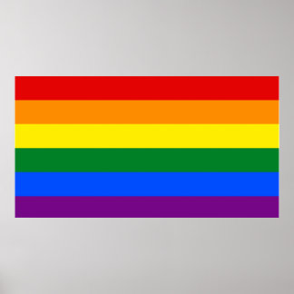 Póster POSTER de pared de bandera LGBT