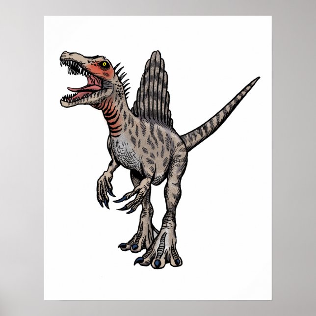 Póster Poster de pared de Spinosaurus (Frente)