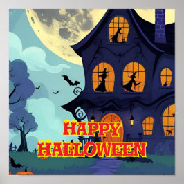 Póster Poster de pared del poster de la fiesta de Hallowe