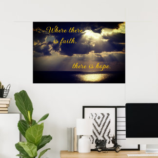 Póster Poster de pared Inspiradora del atardecer