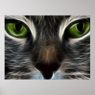 Póster Poster de pared natural de foto de animal de gato