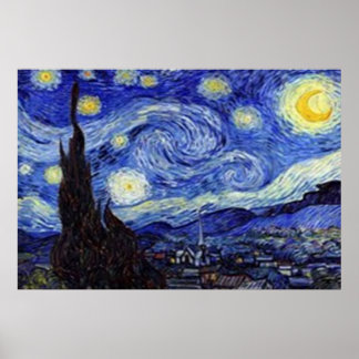 Póster Poster de pared nocturna estelar
