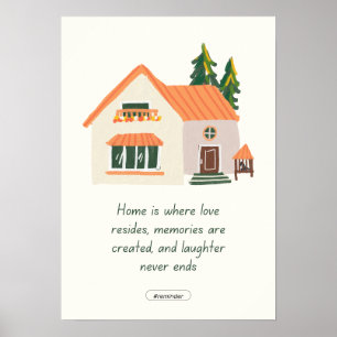 Póster Poster de pared residencial