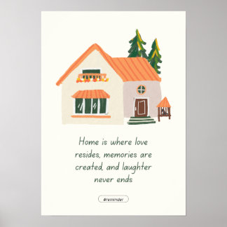 Póster Poster de pared residencial