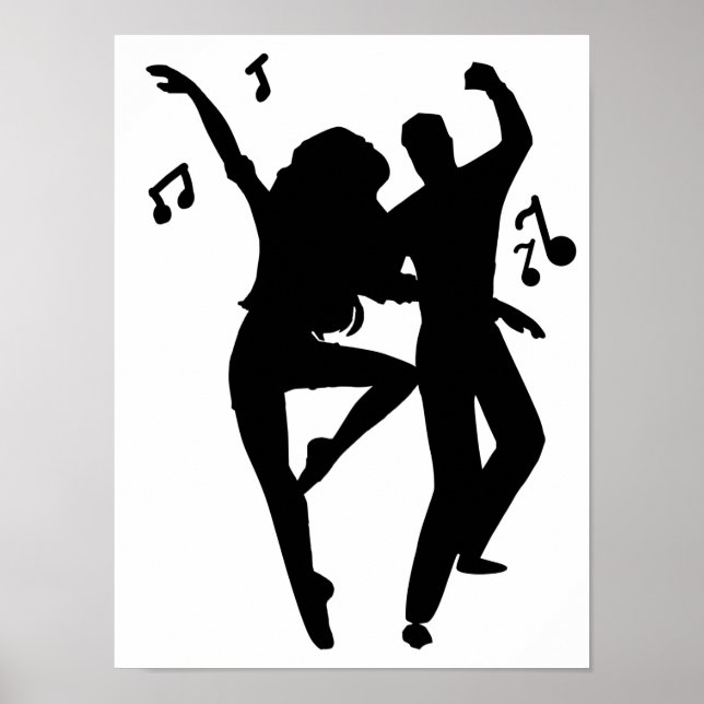 Póster Poster de pareja bailarina (Frente)