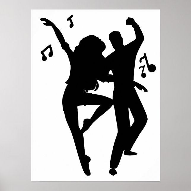 Póster Poster de pareja bailarina (Frente)