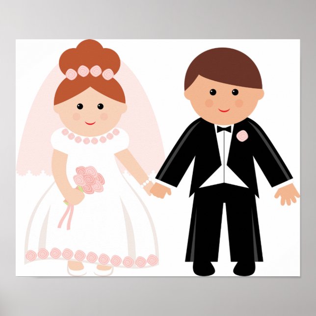 Póster Poster de pareja casada (Frente)