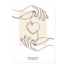 Poster de pareja personalizada