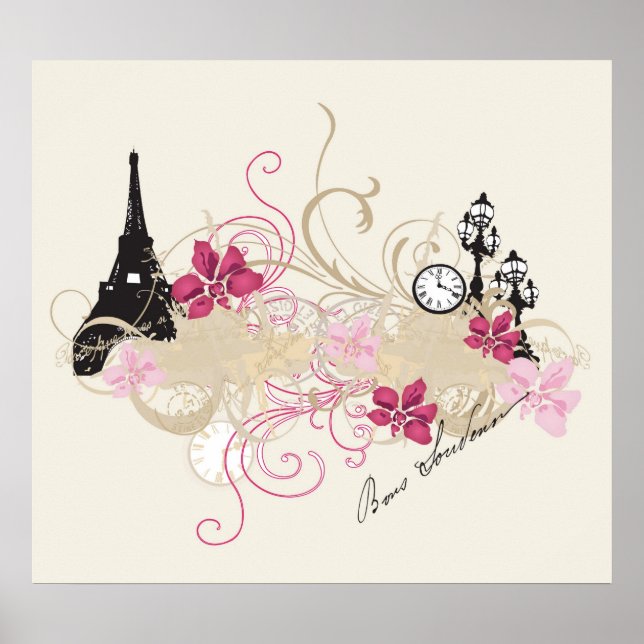 Póster Poster de París (Frente)