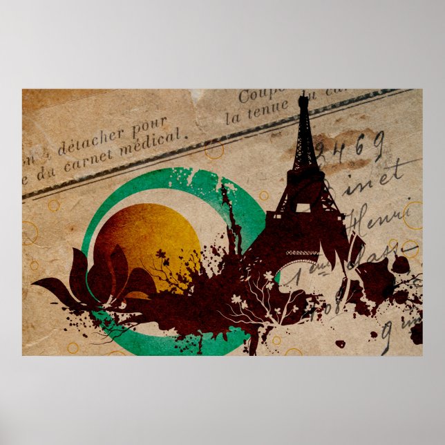 Póster Poster de París (Frente)