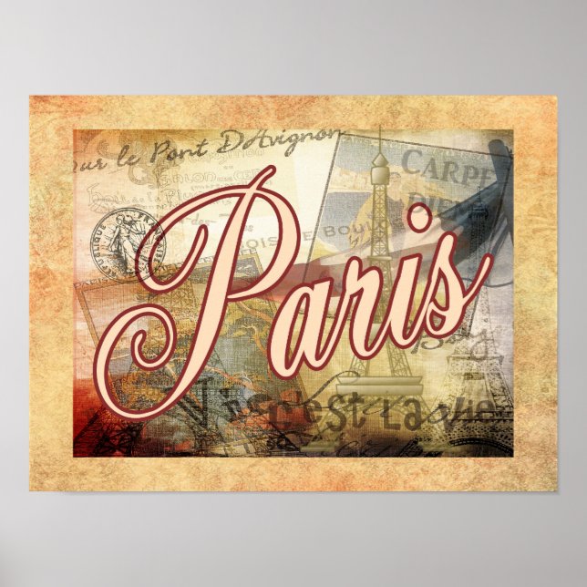 Póster Poster de París (Frente)