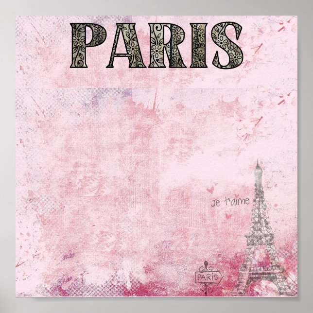 Póster Poster de París (Frente)