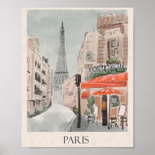 Póster Poster de París (Frente)