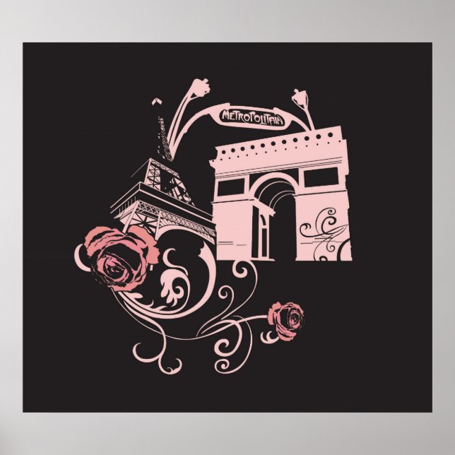 Póster Poster de París (Frente)